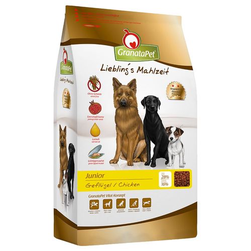 10kg Junior Volaille Pour Chiot Granatapet Liebling's Mahlzeit - Croquettes Pour Chien