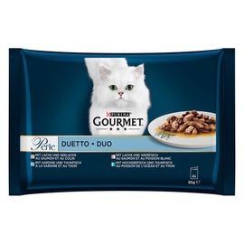 4x85g Gourmet Perle Les Duos De La Mer - Pâtée Pour Chat