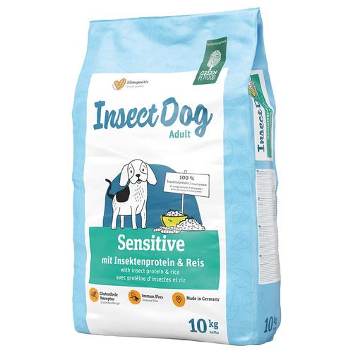 10kg Green Petfood Insectdog Sensitive - Croquettes Pour Chien