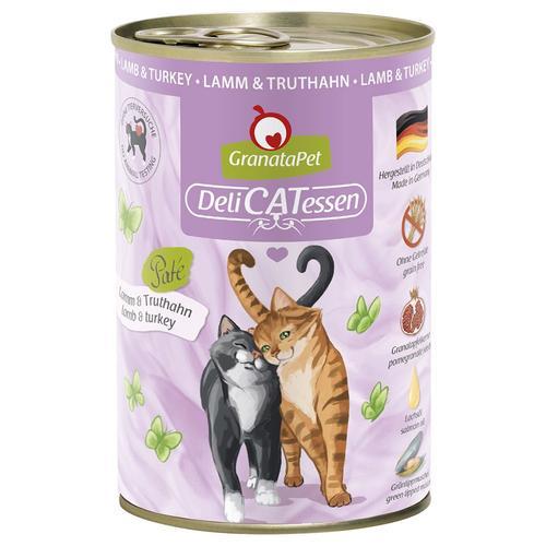 6x400g Delicatessen Canard / Volaille Granatapet - Nourriture Pour Chat