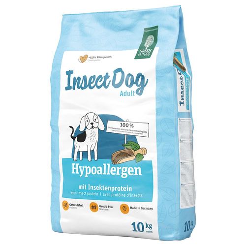 2x10kg Green Petfood Insectdog Hypoallergen - Croquettes Pour Chien