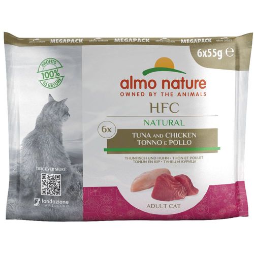 24x55g Thon / Poulet Almo Nature Classic - Nourriture Pour Chat