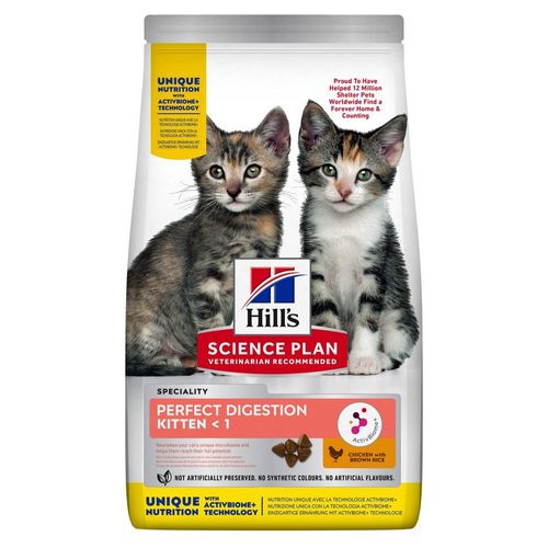 1,5kg Kitten Perfect Digestion Hill's Science Plan - Croquettes Pour Chat
