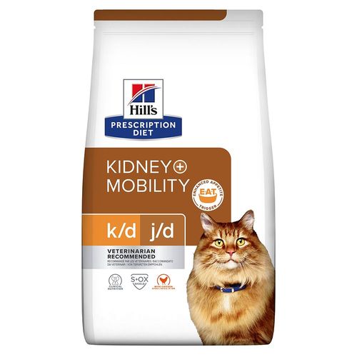 1,5kg K/D + Mobility Poulet Hill's Prescription Diet - Croquettes Pour Chat