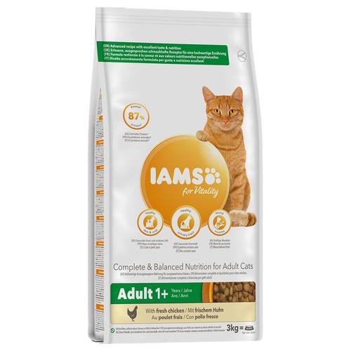 3kg Adult Iams Poulet Croquettes Pour Chat