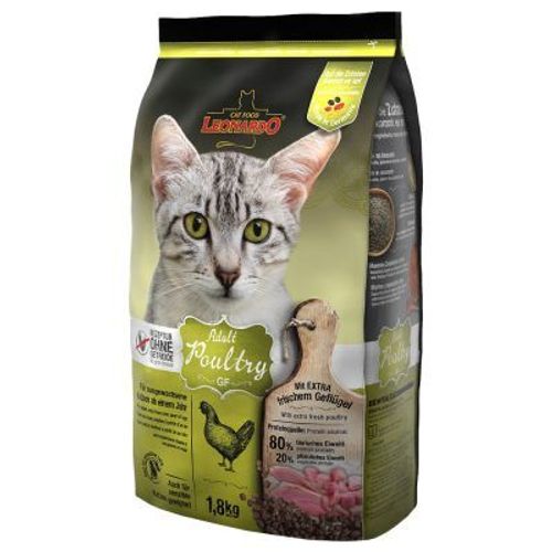 1,8kg Adult Grainfree Volaille Leonardo - Croquettes Pour Chat