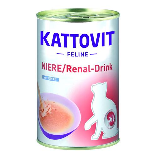 24x135ml Boisson Renal Drink Kattovit - Pâtée Pour Chat