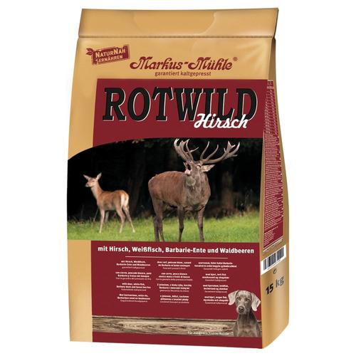 2x15kg Markus-Mühle Rotwild Cerf - Croquettes Pour Chien