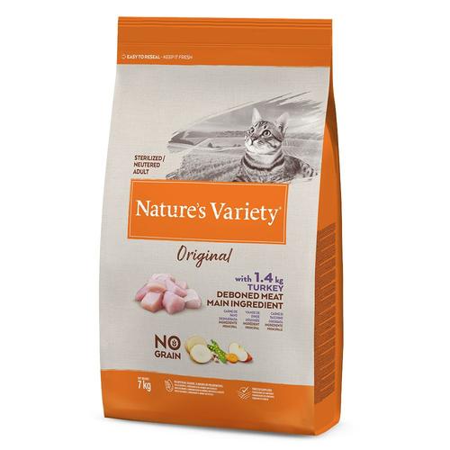 Nature's Variety Original No Grain Sterilised Dinde - Croquettes Pour Chat