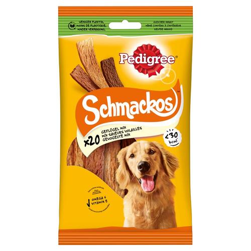 20 Friandises, Mélange De Volaille Pedigree Schmackos - Friandises Pour Chien