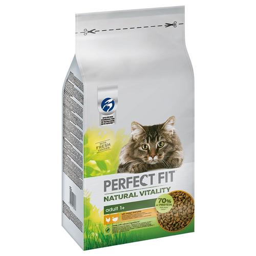 6kg Natural Vitality Adult 1+ Poulet, Dinde Perfect Fit - Croquettes Pour Chat