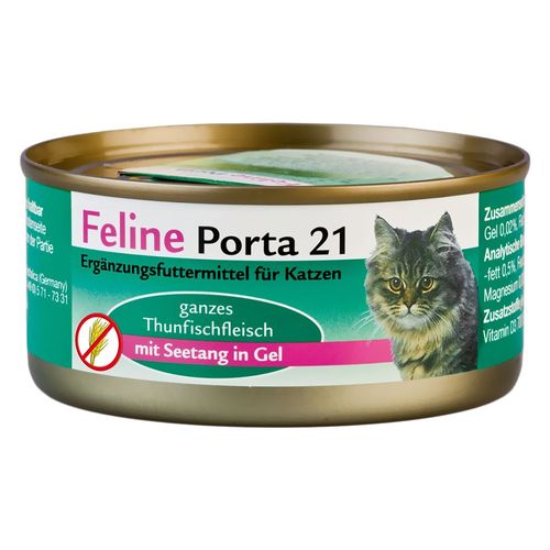 6x156g Thon / Varech Porta 21 - Nourriture Pour Chat