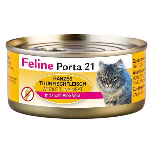 6x156g Thon / Aloe Vera Porta 21 - Nourriture Pour Chat