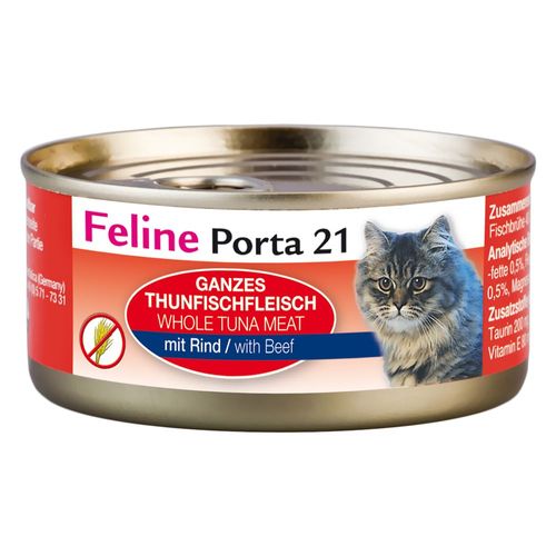 24x156g Thon / B¿Uf Porta 21 - Nourriture Pour Chat