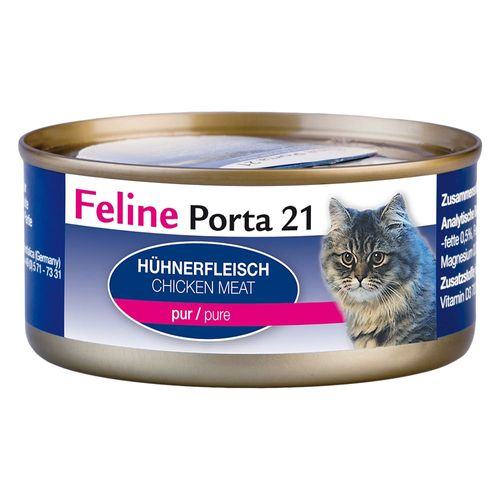 24x156g Poulet Pur Porta 21 - Nourriture Pour Chat