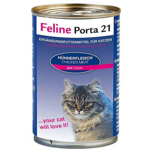 12x400g Poulet Pur Porta 21 - Nourriture Pour Chat