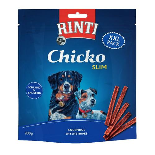 900g Rinti Chicko Slim, Canard Paquet Xxl , Canard - Friandises Pour Chien