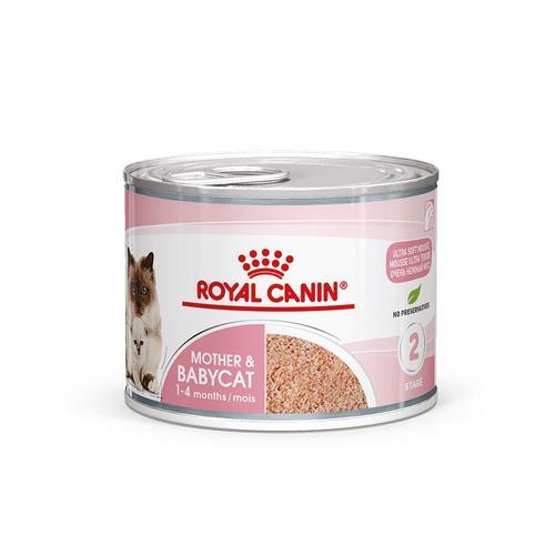 48x195g Mother & Babycat Mousse Ultra Tendre Royal Canin - Pâtée Pour Chat