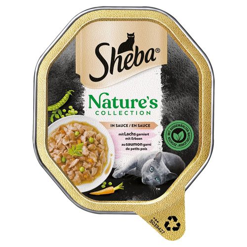 22x85g Sheba Nature's Collection En Sauce Saumon - Pâtée Pour Chat
