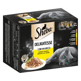 Patee pour chat sheba delices aux poissons 6x50g