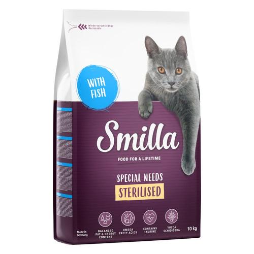 2x10kg Smilla Adult Sterilised Poisson - Croquettes Pour Chat