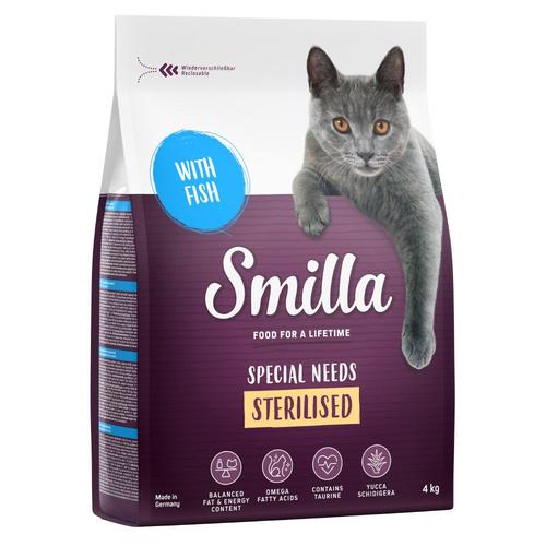 4kg Smilla Adult Sterilised Poisson - Croquettes Pour Chat