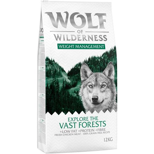 12kg "Explore The Vast Forests" Weight Management Wolf Of Wilderness - Croquettes Pour Chien