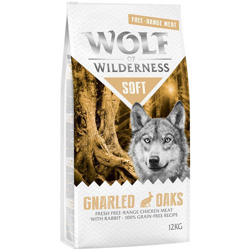 12kg Soft Gnarled Oaks Poulet, Lapin Wolf Of Wilderness - Croquettes Pour Chien