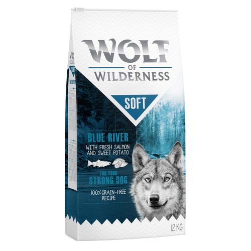 1kg Wolf Of Wilderness Soft Blue River, Saumon - Croquettes Pour Chien