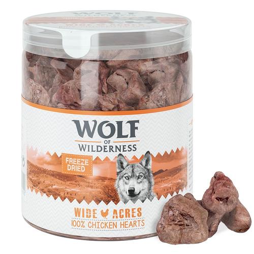 70g Friandises Wolf Of Wilderness Premium C¿Urs De Poulet - Pour Chien