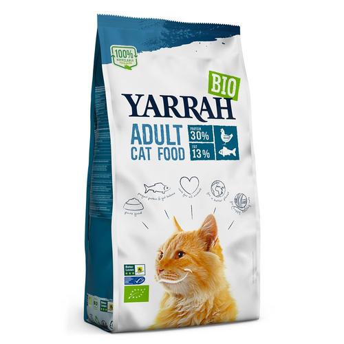 10kg Yarrah Bio Poisson - Croquettes Pour Chat