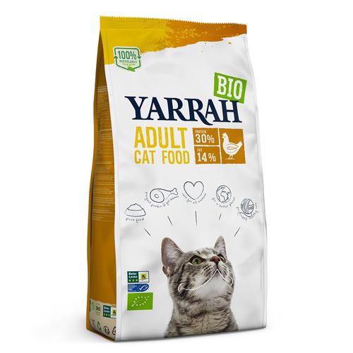 10kg Yarrah Bio Poulet - Croquettes Pour Chat