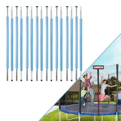 Arebos Trampoline De Jardin Pôles Kit 8 X 209cm Pièces De Rechange Accessoires