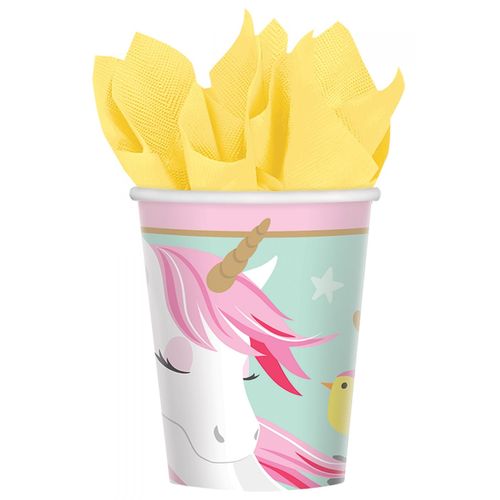 Amscan Europe Gmbh 8 Gobelets 266 Ml - Magical Unicorn