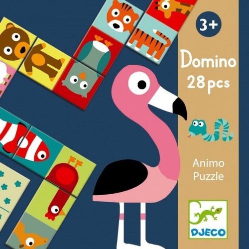 Djeco Domino Animo-Puzzle