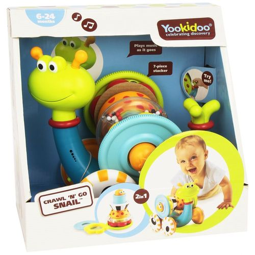 Yookidoo L'escargot Rigolo - Crawl N Go Snail