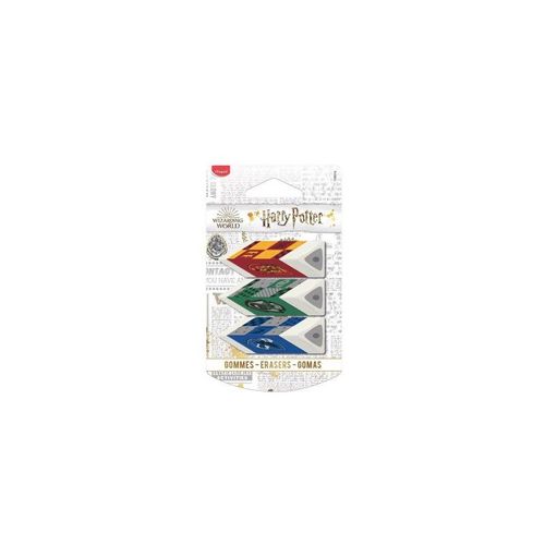 Maped Gomme Pyramide Harry Potter Blister X3