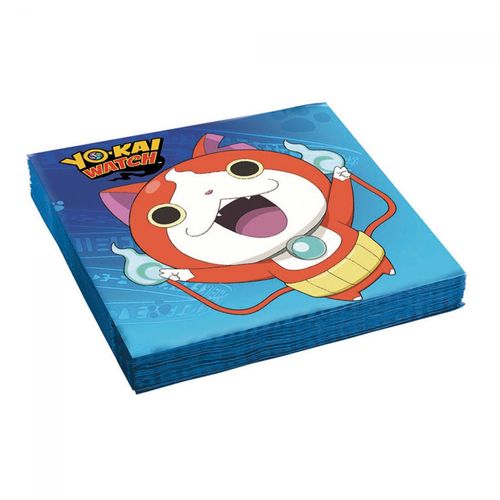 Amscan Europe Gmbh 20 Serviettes "Yo Kai Watch" 33x33 Cm