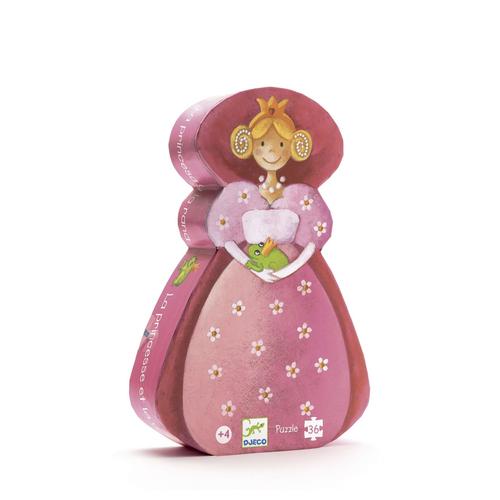 Djeco Puzzle Silhouette - La Princesse Et La Grenouille