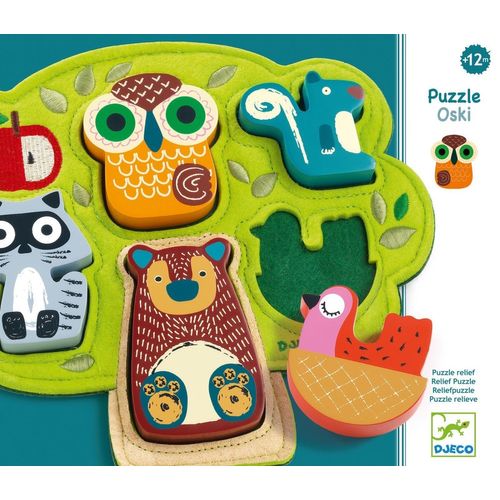 Djeco Puzzle Feutrine Oski