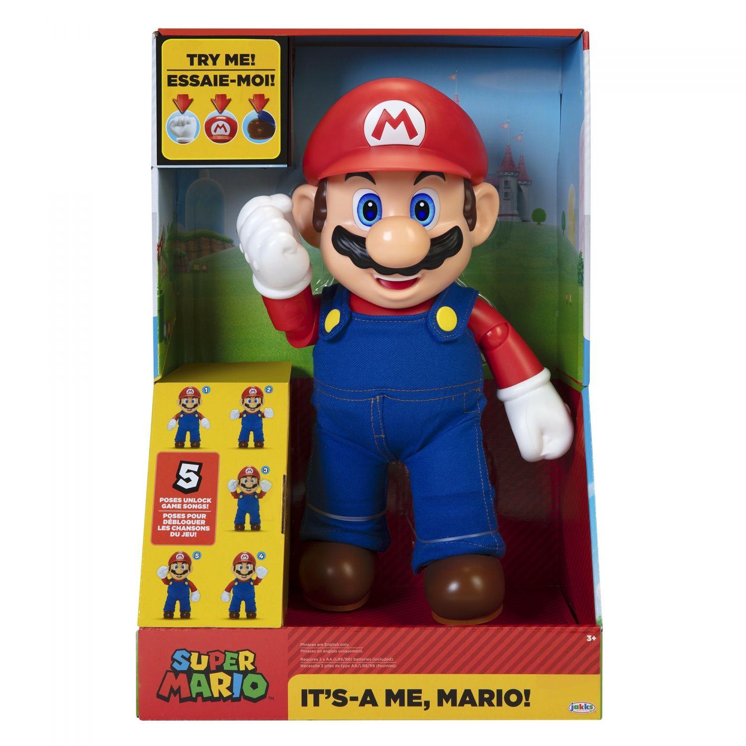 Promo Super Mario Figurine Articulée 50 Cm Jakks chez Hyper U 