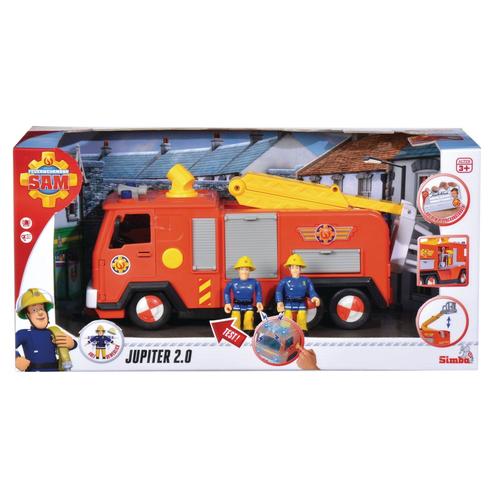 Camion de pompiers Jupiter avec figurine Sam le Pompier Smoby