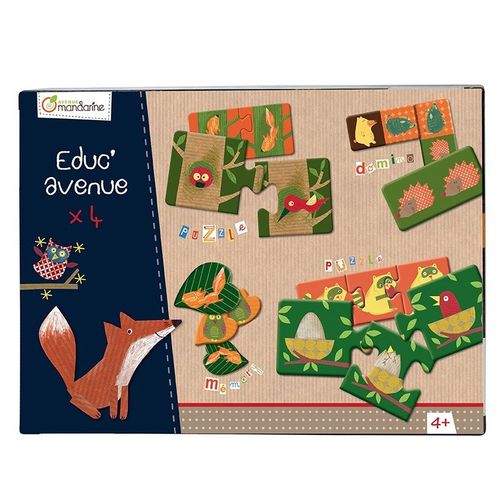 Avenue Mandari Coffret Jeux Éducatifs, La Forêt