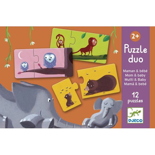 Djeco Puzzle Duo Maman Et Bébé