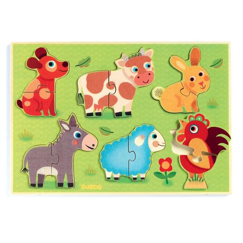 Djeco Puzzle Coucou-Cow
