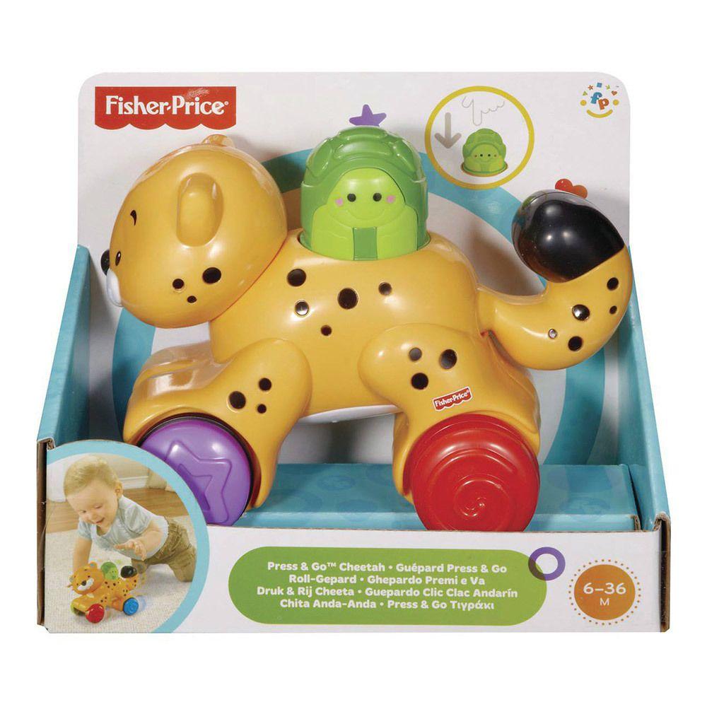 Fisher price press and cheap go cheetah