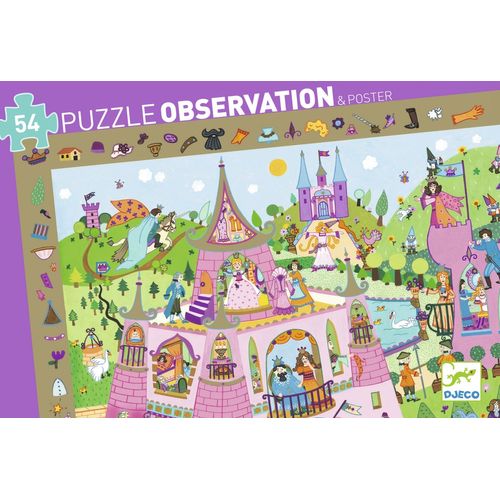 Djeco Puzzle Observation - Princesses