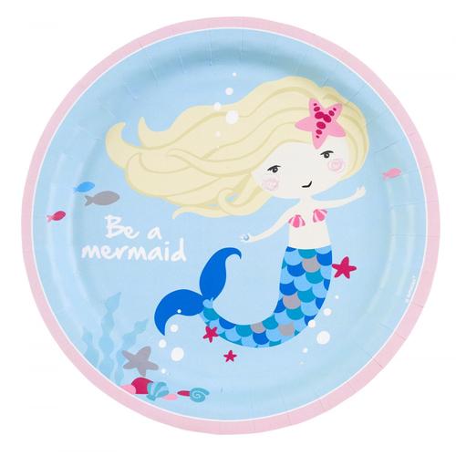 Be A Mermaid 8 Assiettes Be A Mermaid 23cm