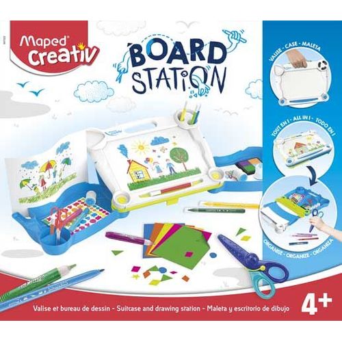 Creativ Board Station - Valise Station Dessin - Contenu Creatif