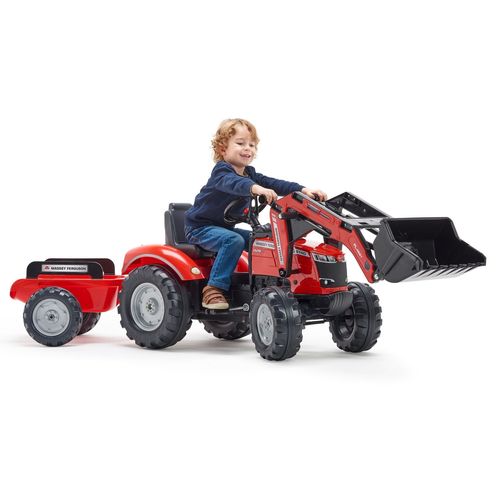Les Petits Baroudeurs Tractopelle Massey Ferguson